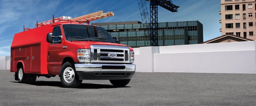 Commercial Ford vehicle