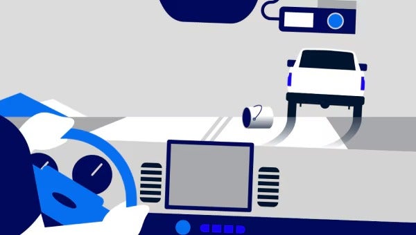 Dashcam Captures littering from moving vehicle