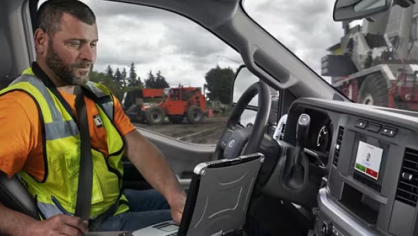 Ford Super Duty Interior display