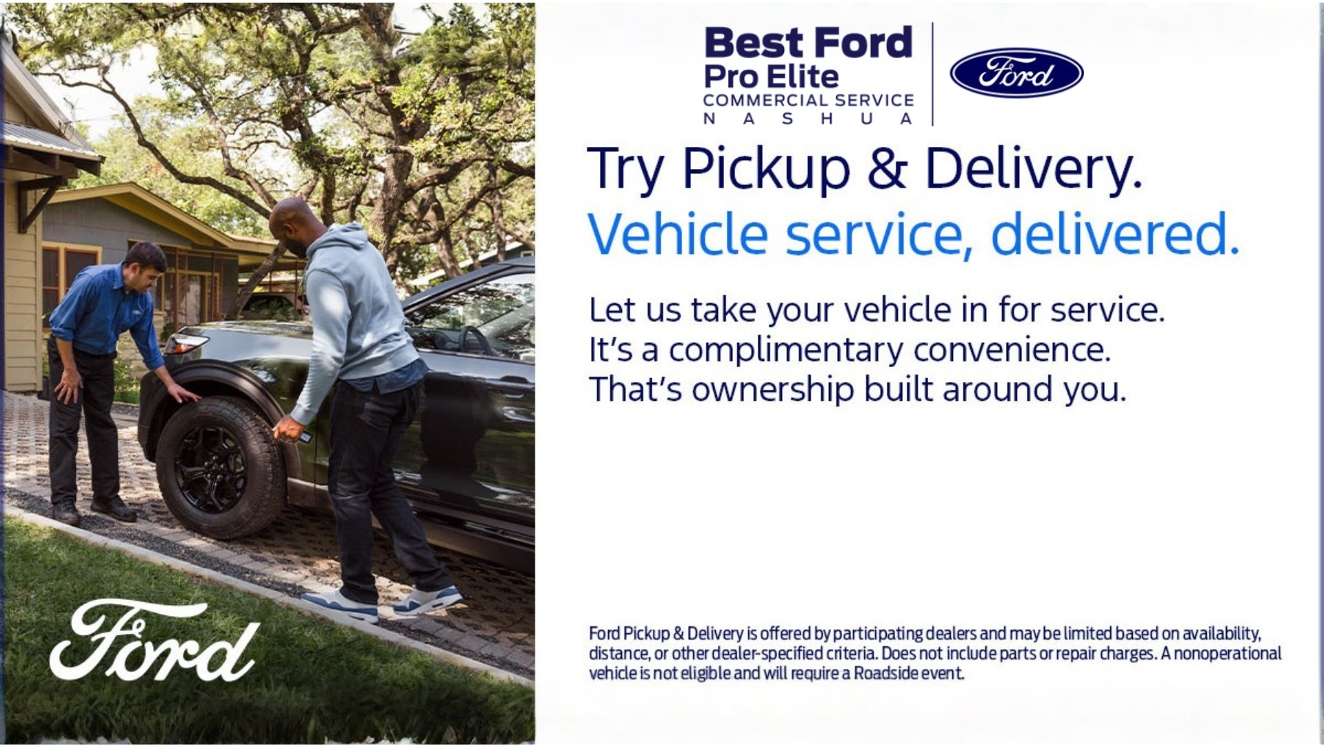 Try Pickup and Delivery Service