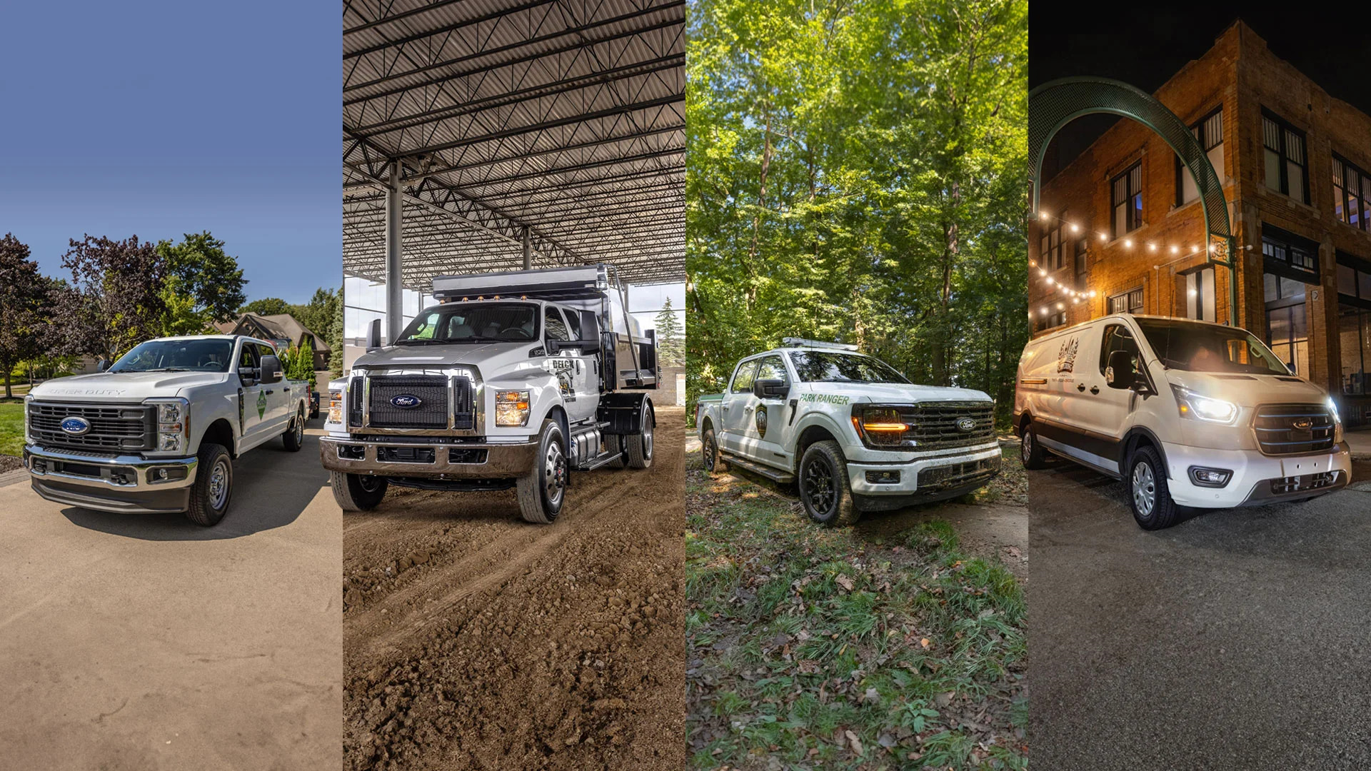 Commercial Ford vehicles